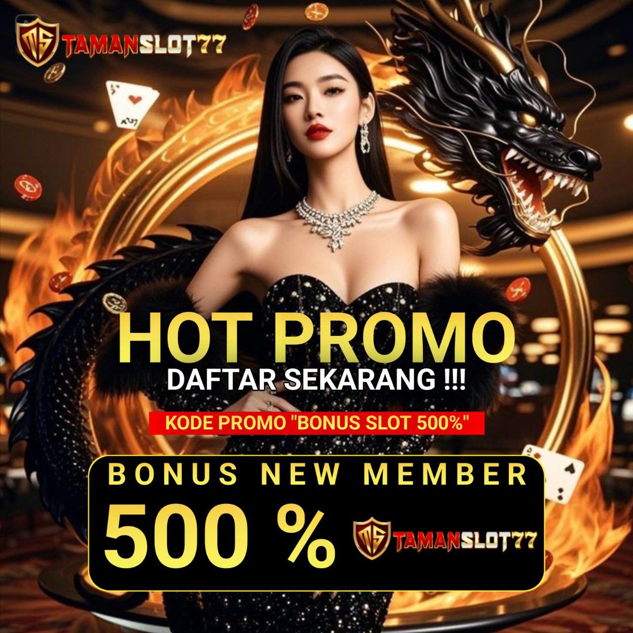 Bonus New Member 500% TAMANSLOT77